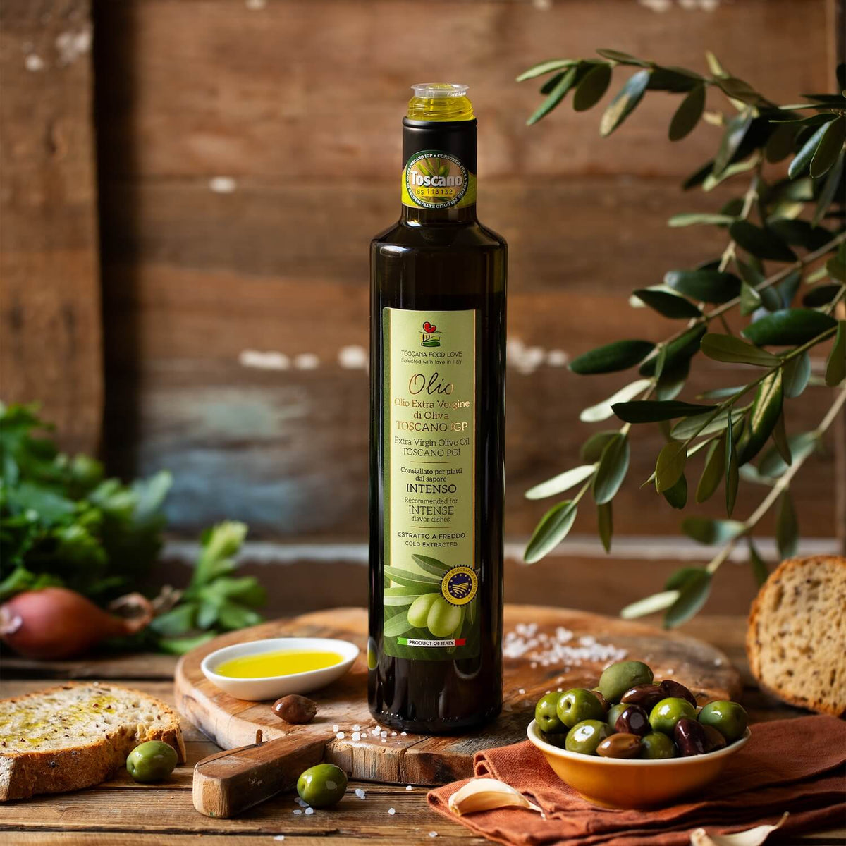 Toscano DOP and PGI Extra Virgin Olive Oil Trio | PGI Light, Chianti DOP & PGI Intense