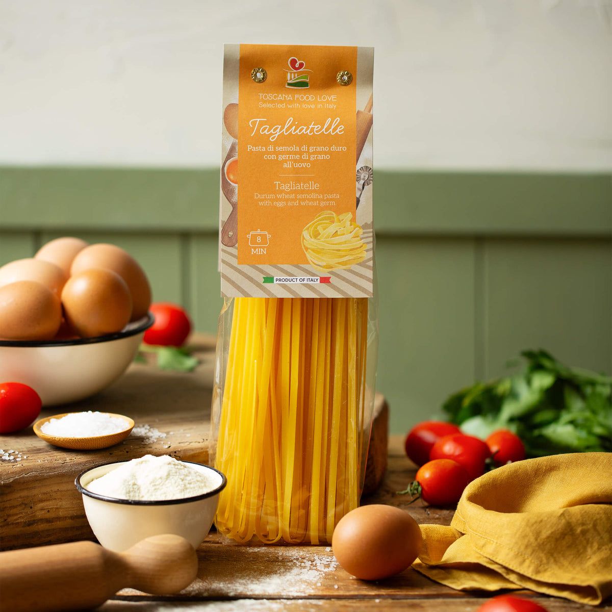 Egg Tagliatelle (4 Pack) - EMILIA FOOD LOVE Selected with love in Italy