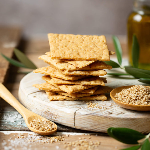 Sesame crackers